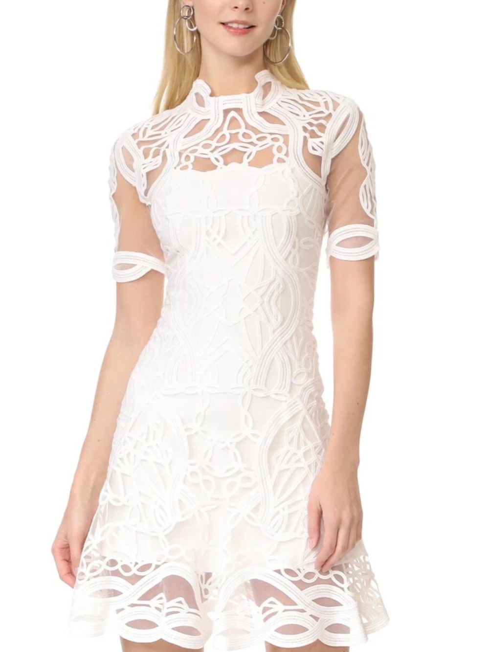 Jonathon Simkhai Tulle Lace Dress With Tags $795
